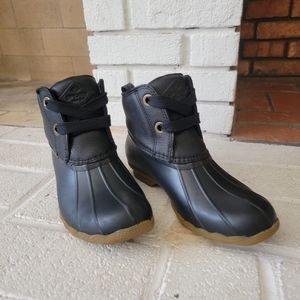 Sperry Black 2 Eye Duck Boots